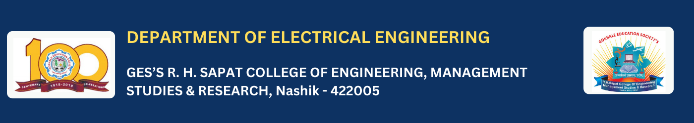 R. H. Sapat College Of Engineering, Management Studies And Research | Electrical Engg.